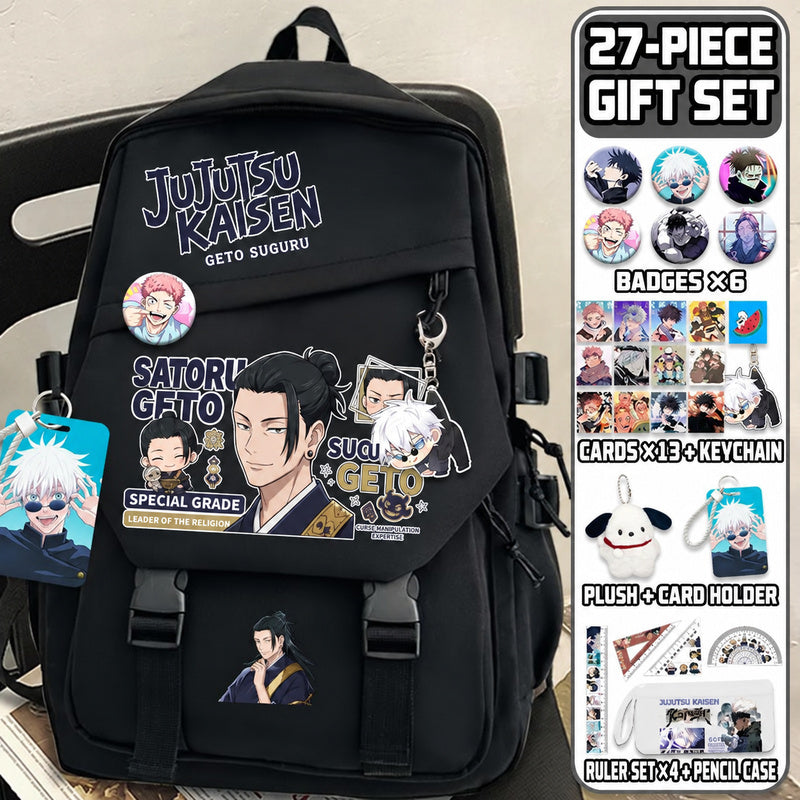 Jujutsu Kaisen Backpack — Large-Capacity School Bag with Accessory Set — product image 7