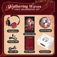 Wuthering Waves Voice Headphones — Over-Ear Bluetooth with Character Badge — product image 7