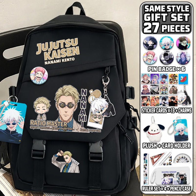 Jujutsu Kaisen Backpack — Large-Capacity School Bag with Accessory Set — product image 8