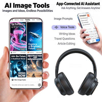 Touchscreen Wireless Over-Ear Headphones