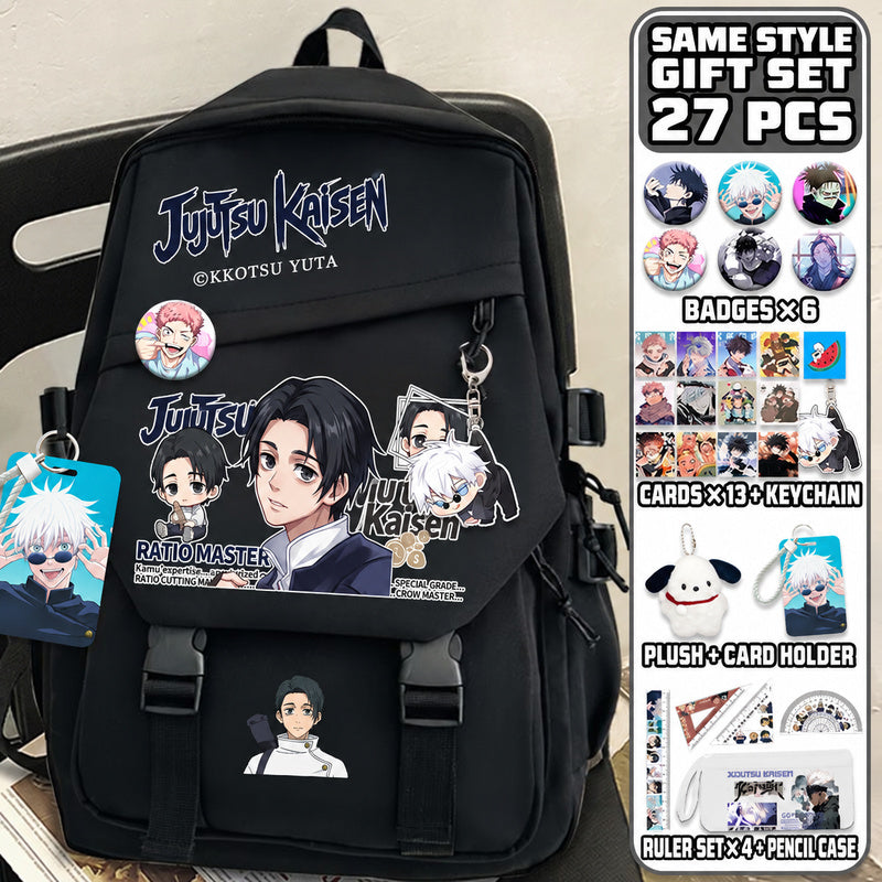 Jujutsu Kaisen Backpack — Large-Capacity School Bag with Accessory Set — product image 9