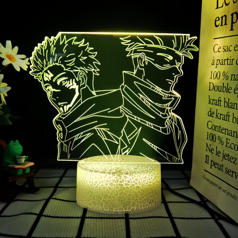 JJK 3D LED Night Light - Multi-Color Dimmable Desk Lamp — view 70