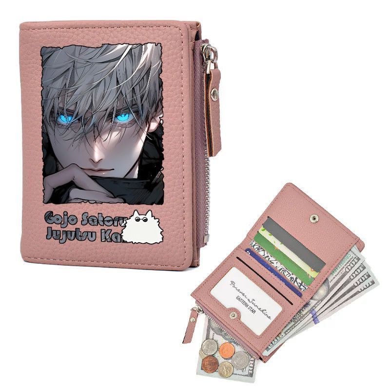 Gojo Zip Wallet — PU Card Holder & Coin Purse