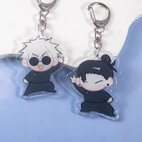 JJK Gojo & Geto Spring Bobble Standee Keychain Set