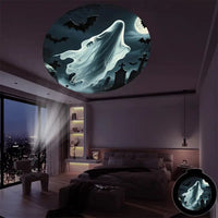 Halloween Projector Lamp — Spooky Scene Night Light