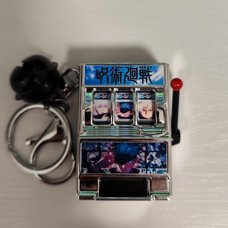 Gojo Gachapon Keychain — Mini Capsule Machine Fidget Toy
