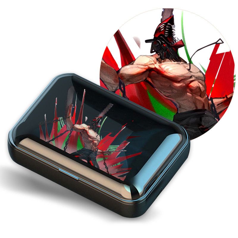 Chainsaw Man Chainsaw Devil wireless earbuds charging case