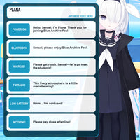 Blue Archive Voice Bluetooth Headphones — Hina & Plana Japanese Voice Prompts