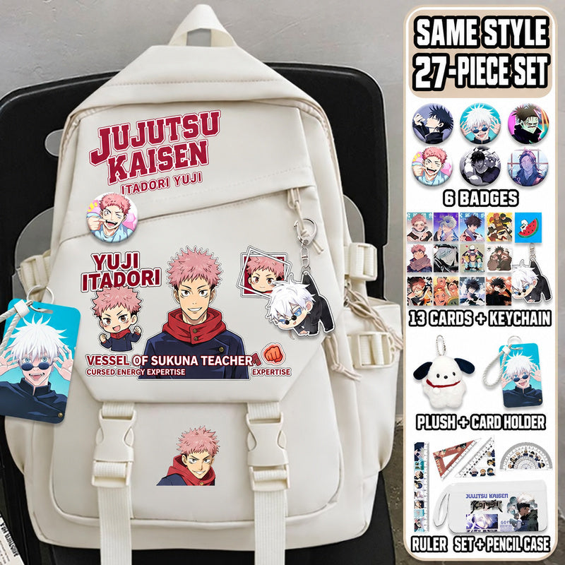 Jujutsu Kaisen Backpack — Large-Capacity School Bag with Accessory Set — product image 10