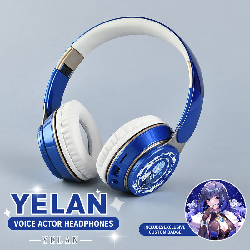 Genshin Voice Headphones — Over-Ear Bluetooth with Character Prompts & Badge — product image 10