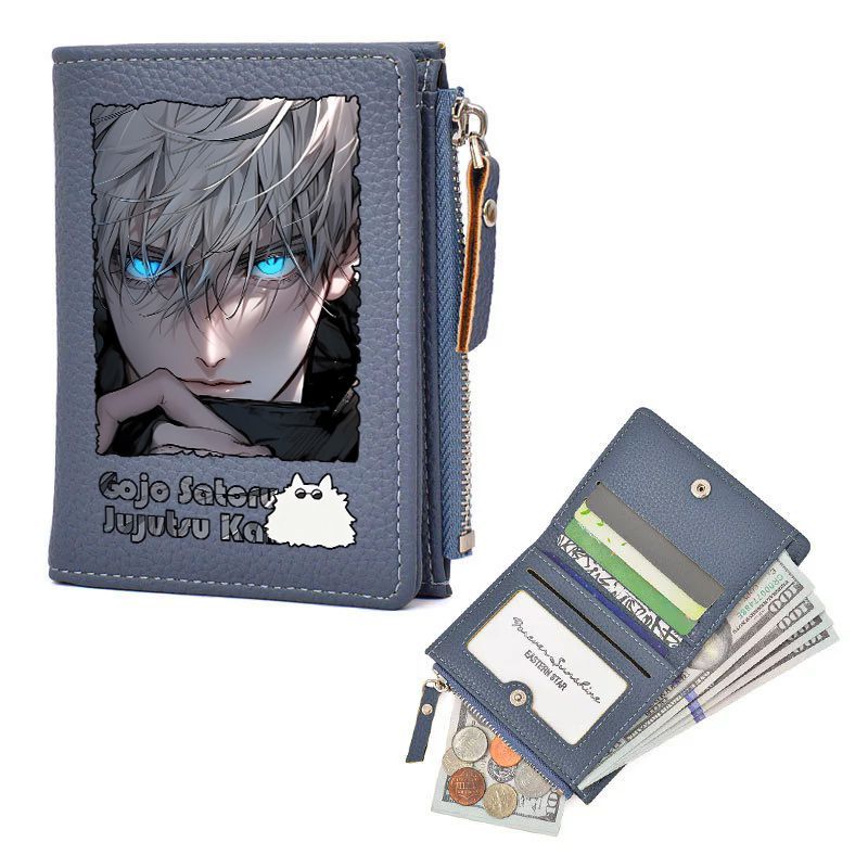 Gojo Zip Wallet — PU Card Holder & Coin Purse
