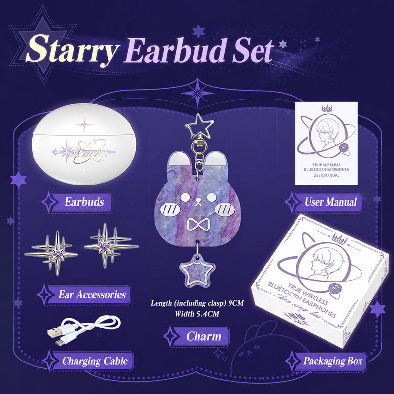 Love and Deepspace Clip-On Earbuds — Open-Ear Bluetooth with Character Voice Prompts — product image 11