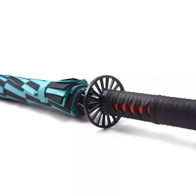 Demon Slayer Sword Umbrella — Katana-Handle Rain & Sun Umbrella