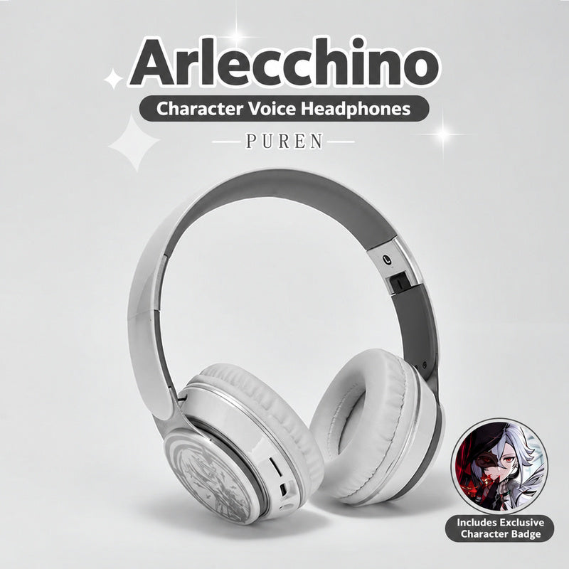 Genshin Voice Headphones — Over-Ear Bluetooth with Character Prompts & Badge — product image 12