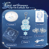 Love and Deepspace Clip-On Earbuds — Open-Ear Bluetooth with Character Voice Prompts — product image 13