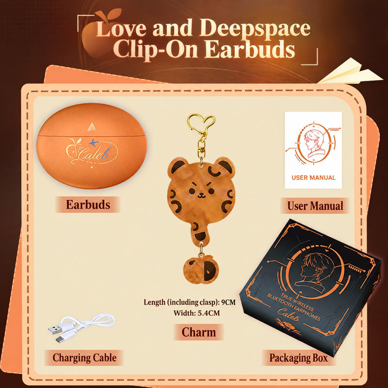 Love and Deepspace Clip-On Earbuds — Open-Ear Bluetooth with Character Voice Prompts — product image 14