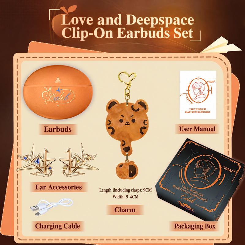 Love and Deepspace Clip-On Earbuds — Open-Ear Bluetooth with Character Voice Prompts — product image 15
