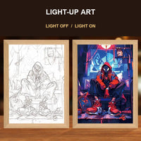 Cyberpunk Light-Up Art Frame — 11 Designs — product view 15