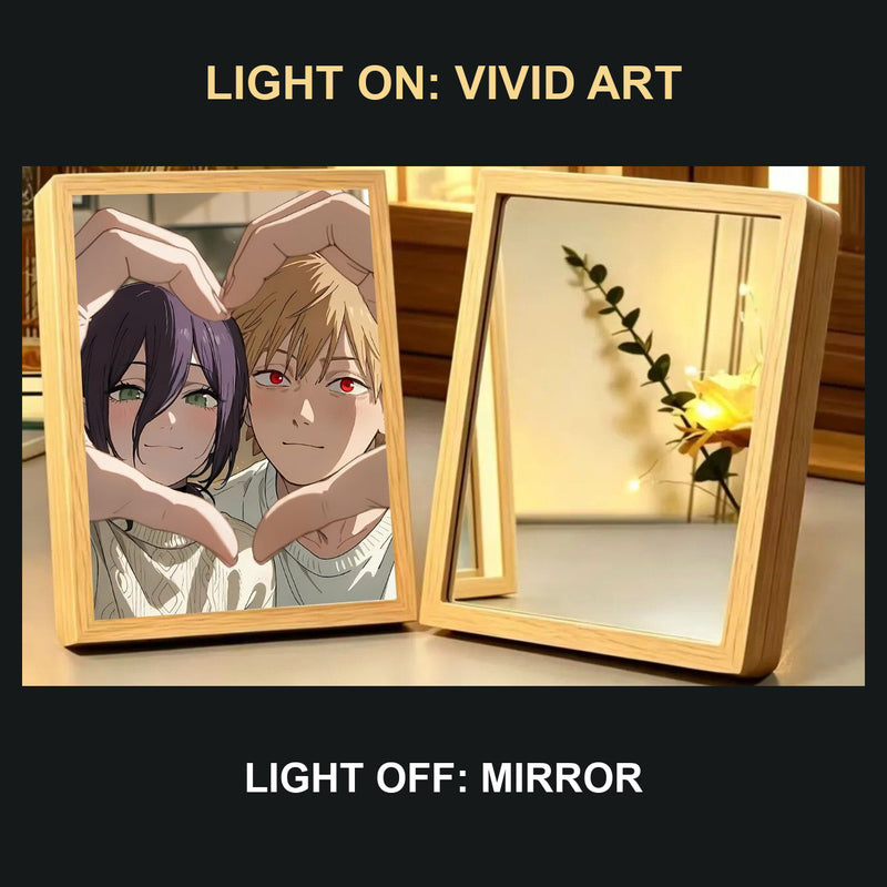 Chainsaw Man Reze Light-Up Art Frame — 10 Designs — product view 7