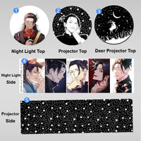 JJK Projection Night Light - Rotating Star Projector Lamp — Suguru Geto S01 / Warm Light