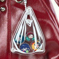 DIY Shaker Charm Trash Bag - Keychain Shell