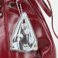 DIY Shaker Charm Trash Bag - Keychain Shell