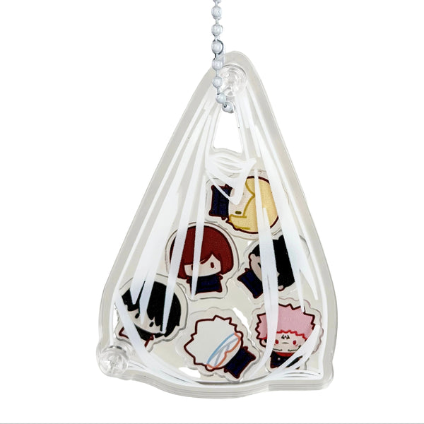 DIY Shaker Charm Trash Bag - Keychain Shell