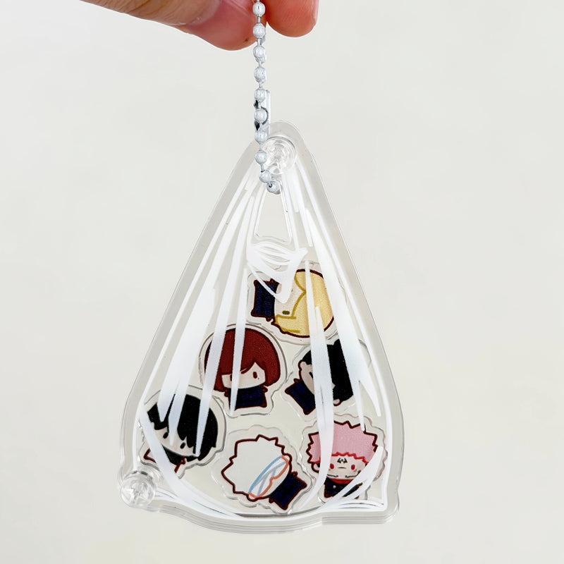 DIY Shaker Charm Trash Bag - Keychain Shell