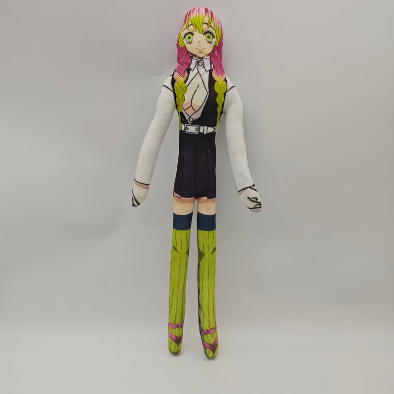 Demon Slayer Abstract Slender Twistable Plush - Hashira Collection (Tanjiro, Zenitsu & More)