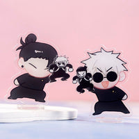 JJK Gojo & Geto Spring Bobble Standee Keychain Set