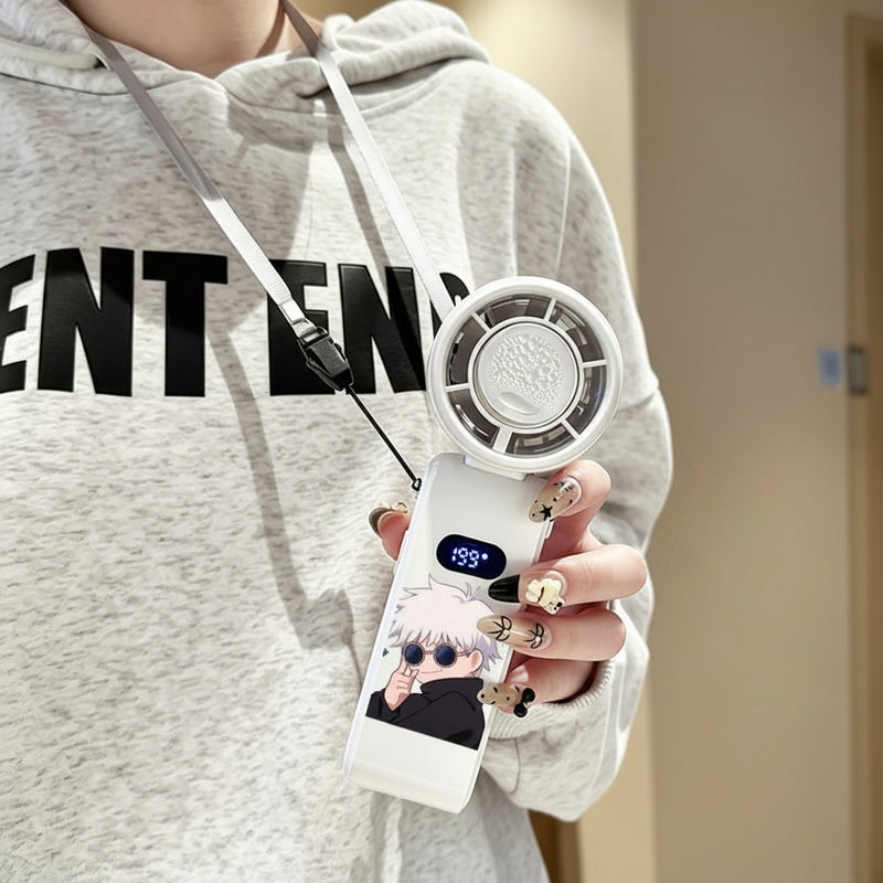 Gojo Handheld Fan — Cooling Plate Mini Fan with LED Display