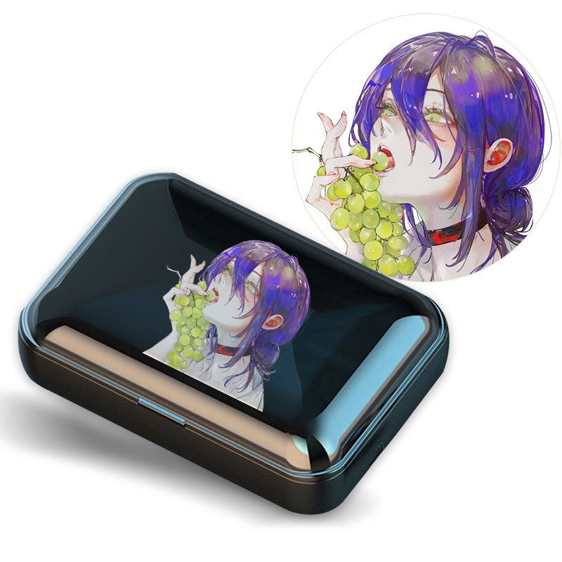 Chainsaw Man Reze wireless earbuds charging case