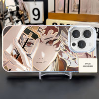Demon Slayer aurora gold phone case — Kokushibo