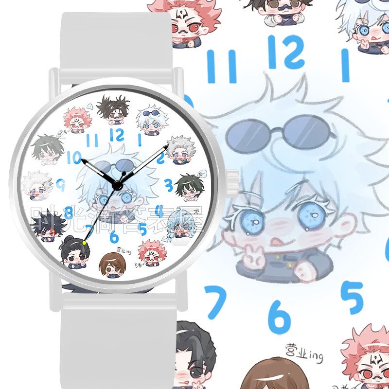 JJK Analog Watch — Gojo, Yuji, Megumi, Nobara & Nanami Designs