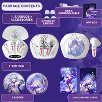 Robin earbuds package contents — design 9