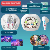 Firefly earbuds package contents — design 9
