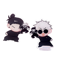 JJK Gojo & Geto Spring Bobble Standee Keychain Set