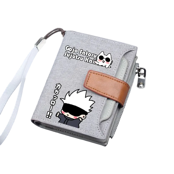 Gojo Snap Wallet — Folding Card Holder Clutch