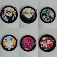 LED Anime Badge Pin for Itabags & Con Fits