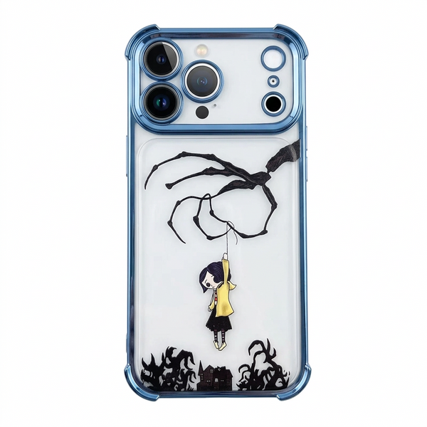 Coraline Electroplated Air-Cushion Phone Case