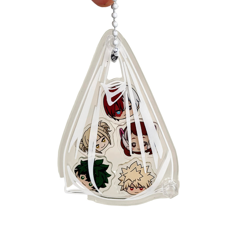 DIY Shaker Charm Trash Bag - Keychain Shell