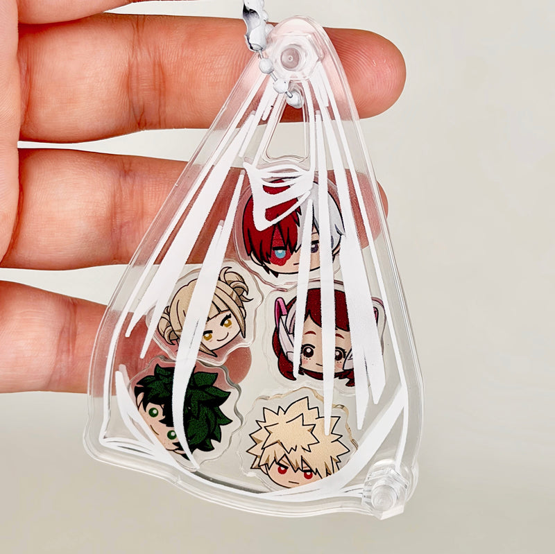 DIY Shaker Charm Trash Bag - Keychain Shell