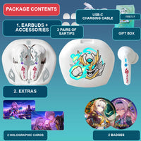 Firefly earbuds package contents — design 10