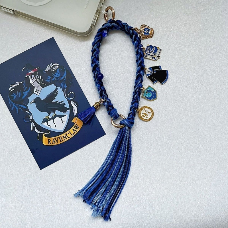 Harry Potter Hogwarts House Braided Phone Charms