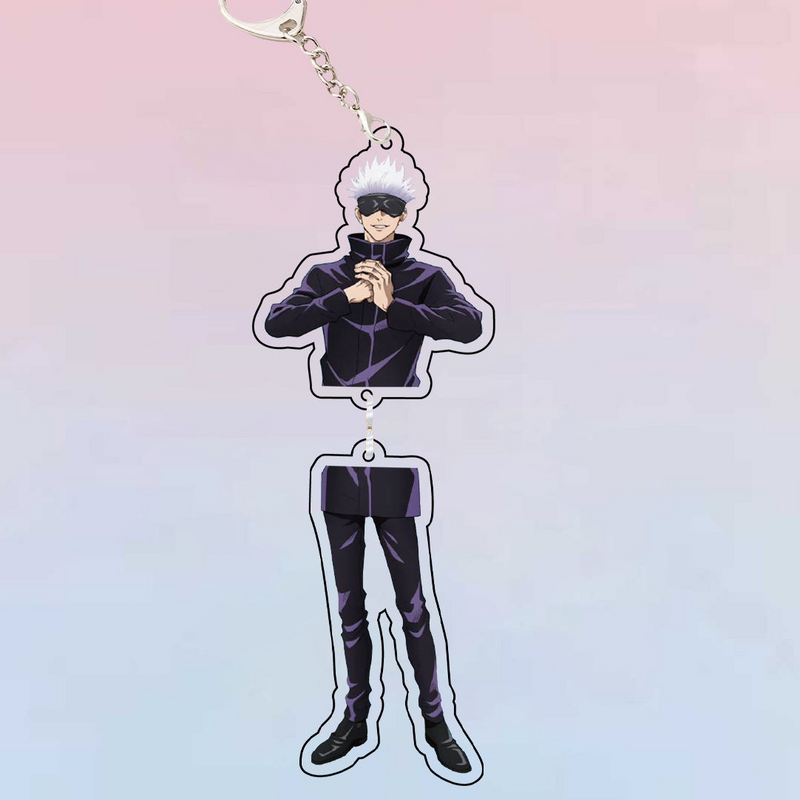 Satoru Gojo Meme Face Acrylic Keychain & Folding Standee