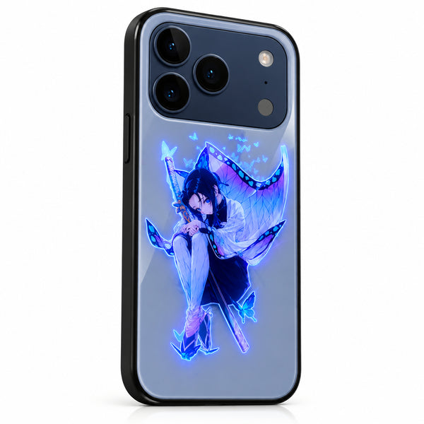 Demon Slayer Light-Up Phone Case — Glass Case That Glows on Incoming Calls