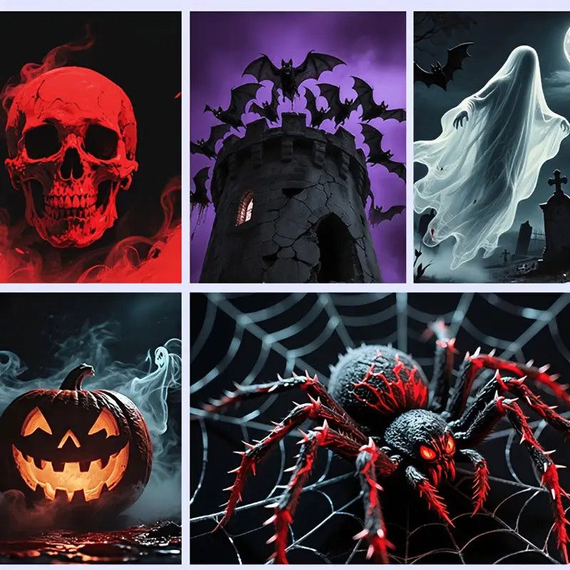 Halloween Projector Lamp — Spooky Scene Night Light