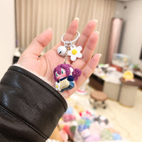 Hand Made Chainsaw Man Reze Crochet Keychain