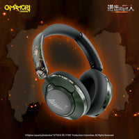 Attack on Titan ANC Headphones — Active Noise Cancelling Over-Ear Bluetooth