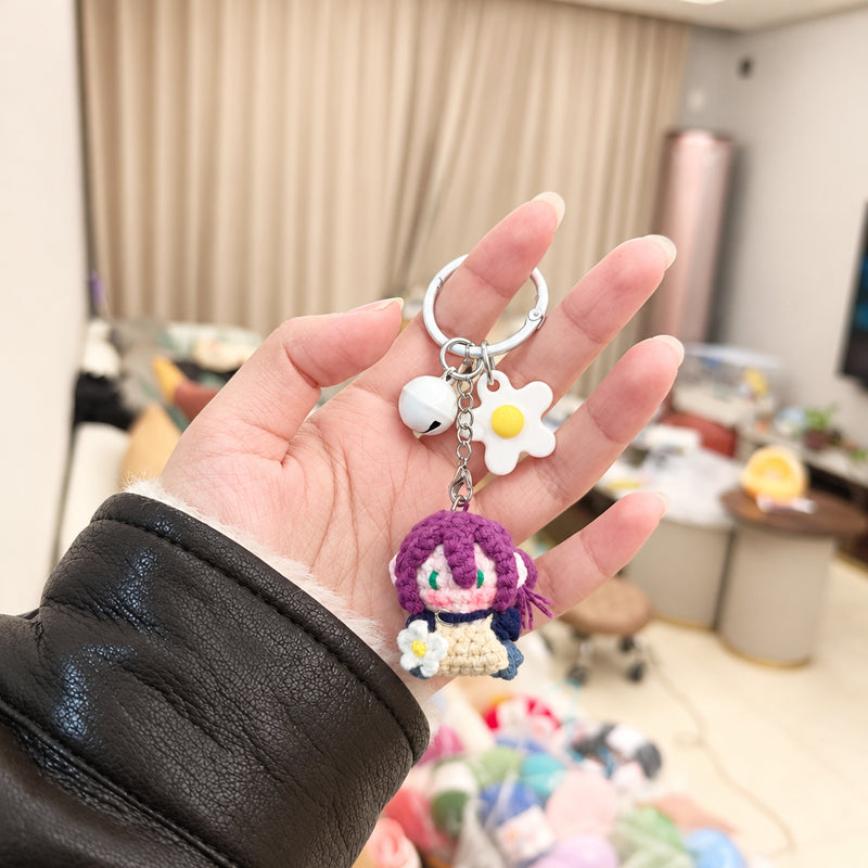 Hand Made Chainsaw Man Reze Crochet Keychain
